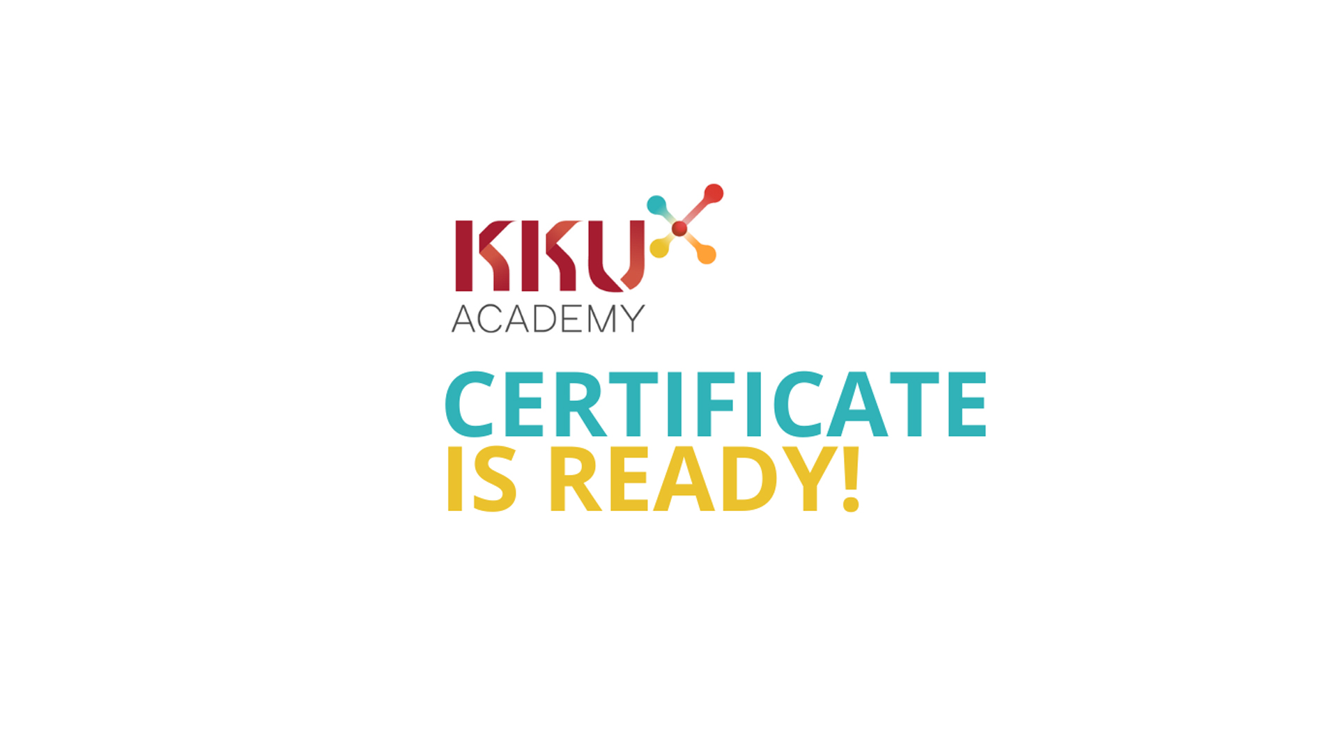 Certificate พร้อมให้ดาวน์โหลดแล้ว!