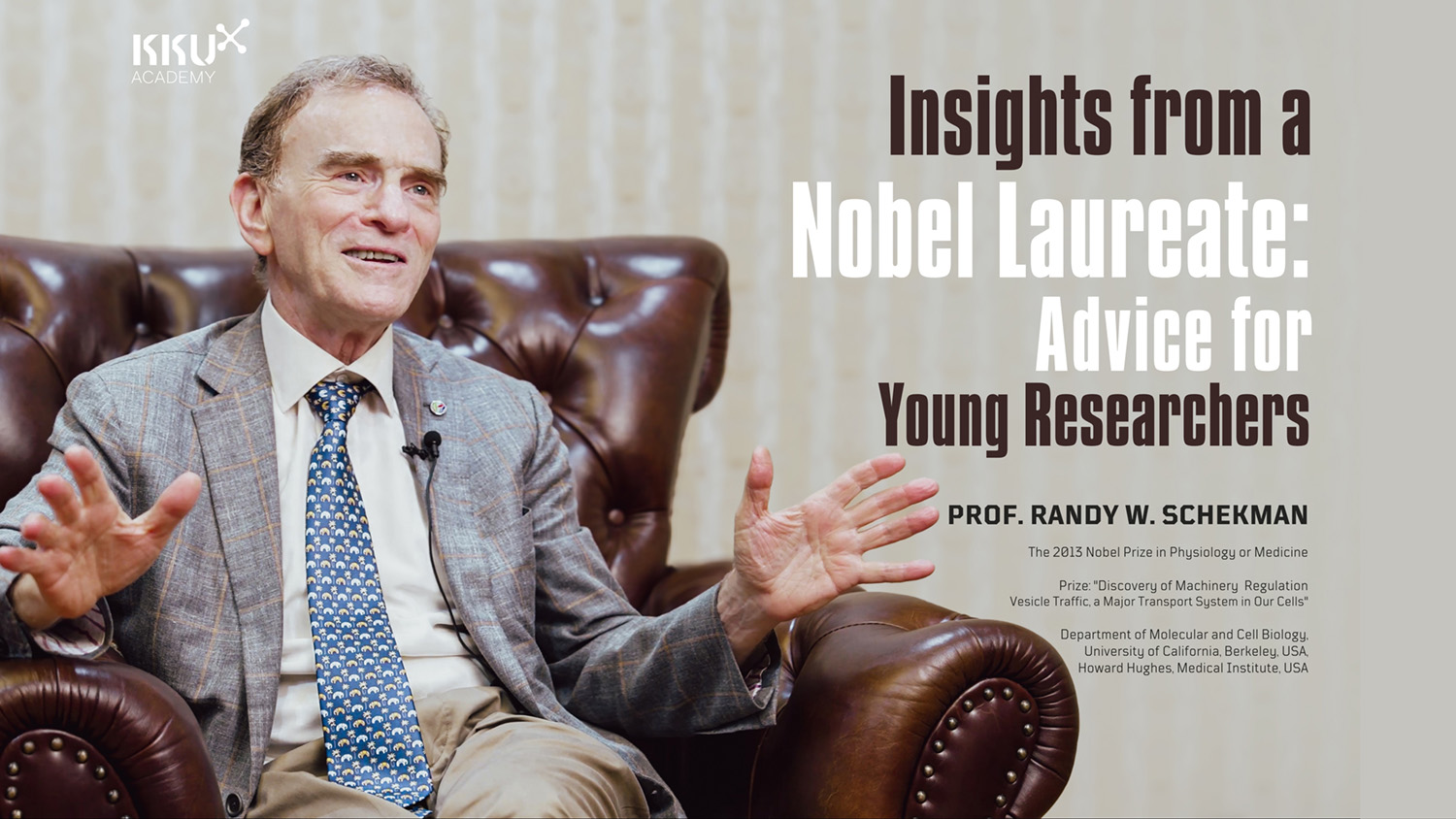 Insights from a Nobel Laureate: Advice for Young Researchers